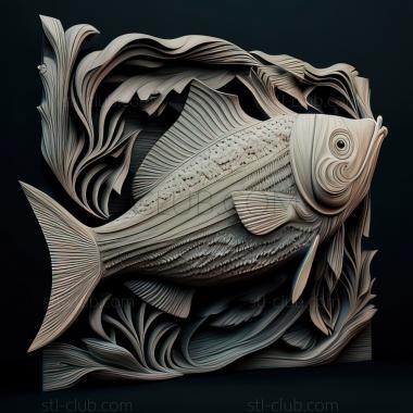 3D model st Limatulichty fish (STL)